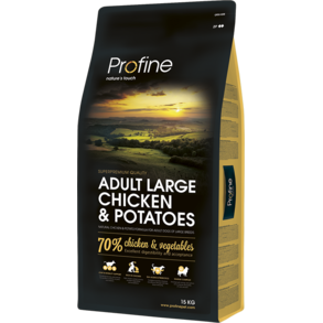 Profine Adult Large Breed Chicken & Potatoes – cухой корм для дорослих собак великих порід з куркою і картоплею