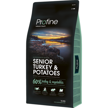 Profine Senior Turkey – сухий корм для собак похилого віку з індичкою і картоплею
