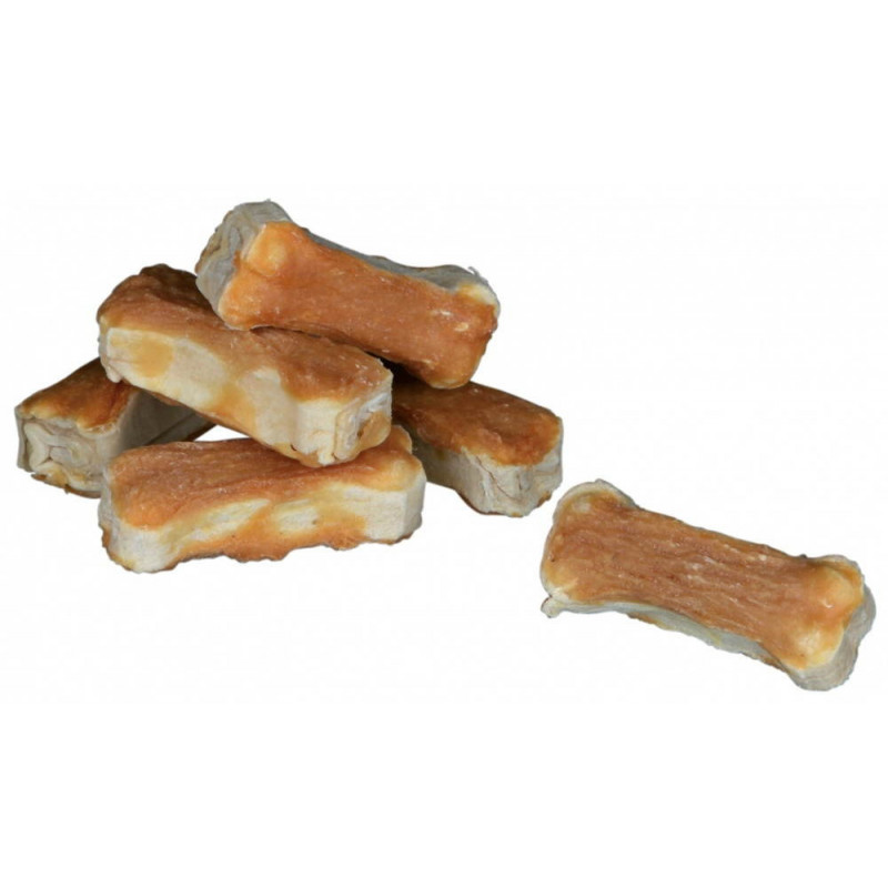 Trixie DENTAFUN – жувальні кістки з сиром'ятної шкіри з куркою для собак