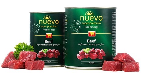 Nuevo Adult Beef – консервы с говядиной для взрослых собак