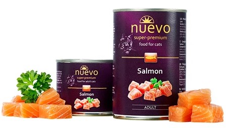 Nuevo Adult Salmon – консерви з лососем для дорослих котів