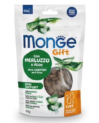 Monge Gift Cat Skin support с треской и алое