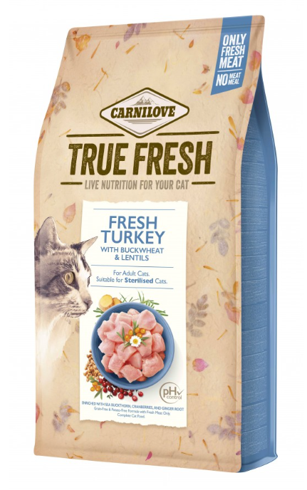 Carnilove True Fresh Cat Fresh Turkey – сухой корм для кошек с индейкой