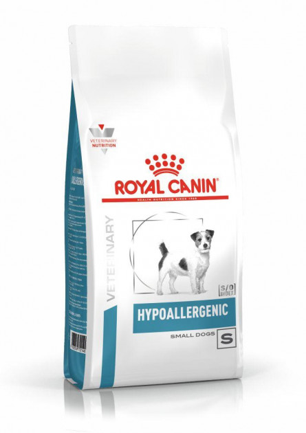 ROYAL CANIN HYPOALLERGENIC SMALL DOG UNDER 10KG – лечебный сухой корм для собак весом до 10 кг с пищевой аллергией и непереносимостью