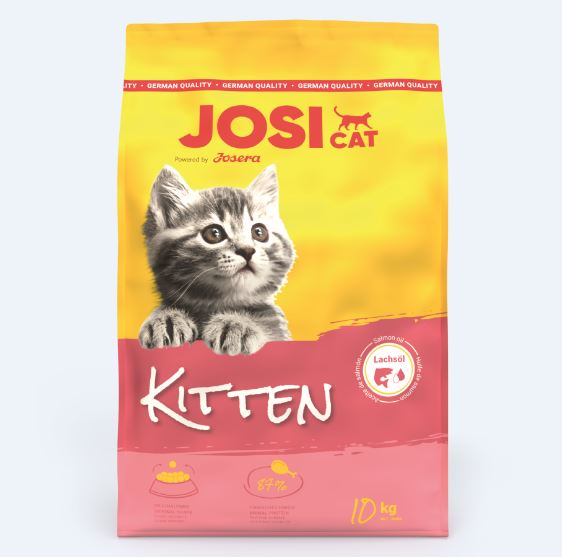 JosiCat Kitten – полноценный корм для беременных, кормящих кошек и подрастающих котят