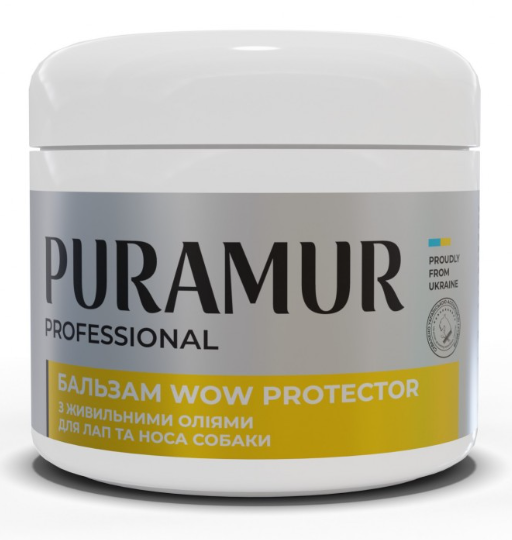 Puramur WOW Protector – бальзам для лап и носа собаки с питательными маслами