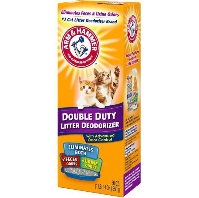 Arm & Hammer Double Duty Cat Litter Deodorizer – дезодорант для кошачьих туалетов с содой